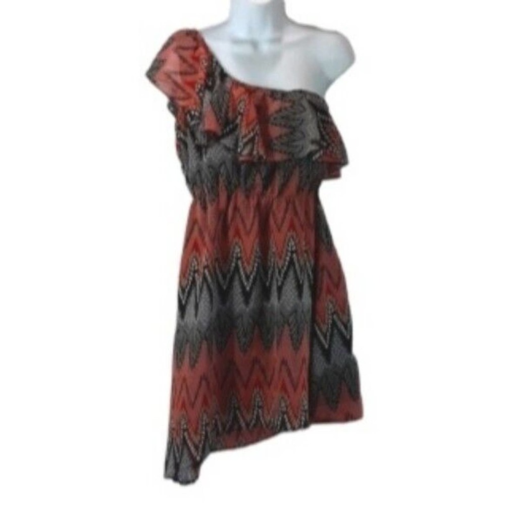 Royal Love size medium one shoulder asymmetrical hem dress *